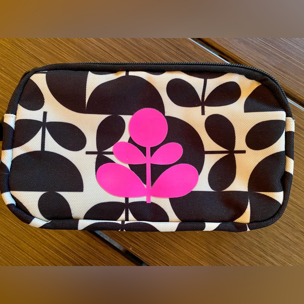 New Without Tags Orla Kiely Triple Zip RPET Crossbody Bag 8x5x2 No Strap